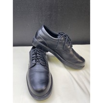 Nunn Bush Men&#39;s Black Leather Casual Comfort Gel Shoes Size 8M SKU 5397 - $39.71