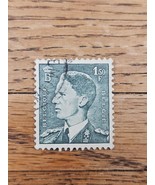 Belgium Stamp King Leopold III 1.50fr Used Gray/Green - $2.99