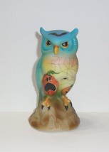 Fenton Glass Halloween Pumpkin Owl Figurine NFGS Exclusive Ltd Ed 21 F Burton - £216.72 GBP