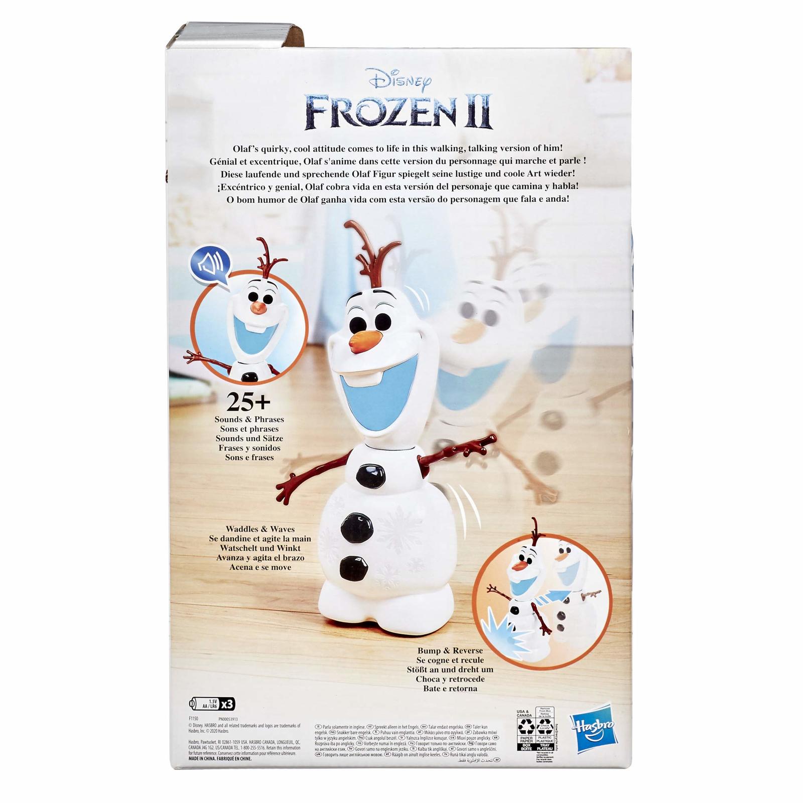 Disney Frozen Hasbro 2 Walk and Talk Olaf Toy for Girls and Boys Ages 3 and Up Item image 10