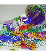 Confetti MultiShape - Birthday Curly Q - 2 Pchs or 1/2 lbs - FREE SHIP (... - $8.41+