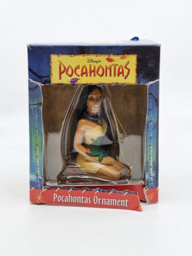 Primary image for Vtg Disney Grolier Christmas Magic Ornament Pocahontas With Box 26231 138