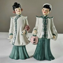 Mid Century FLORENCE Ceramics Pasadena CA Pottery Figurines Asian Man An... - $730.41 MXN