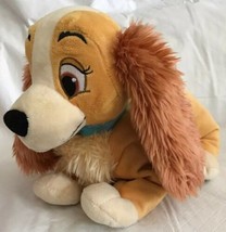 Disney Store Lady and the Tramp Dog 14&quot; Plush Cocker Spaniel Movie Character - £12.73 GBP