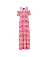 Design History Cold Shoulder Maxi Dress Pink Magic Women&#39;s Sz M-XL NWT M... - $26.87