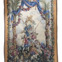 Vintage Exquisite &quot;Swing&quot; Tapestry French Pictorial Large Home Decor 42&quot;... - £1,018.08 GBP