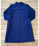 &amp; Other stories Women’s Mock neck Dress size 4 Blue M5 - £27.37 GBP