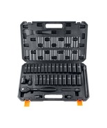 1/2&quot; Drive Impact Socket Set, 33 Piece Socket Set SAE 3/8&quot;-1&quot; and Metric... - $122.52 CAD