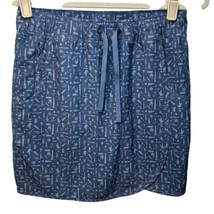 PATAGONIA Fleetwith Skort Skirt 5 1/2&quot; Inseam Size XS Blue Travel HIking 58635 - $19.99