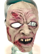 Halloween Mask Gruesome Scary Guy Creepy Man-Vinyl-Elastic Strap-Made in... - £16.45 GBP