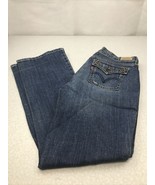 Levi 515 Bootcut Woman Blue Jeans Size 8 Medium Wash KG RR48 - £15.86 GBP