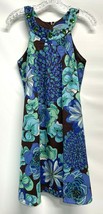 Dress Barn Shift Dress Casual Tropical Floral Sleeveless Lined Spring Summer 4/S - £22.10 GBP