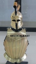 Medieval Epic Medieval Armor Gothic Breastplate with Brass Corinthian Helmet - £146.43 GBP