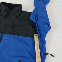 Columbia Titanium Men's Black & Blue Fleece Full Zip Jacket Pockets Size Large image 6
