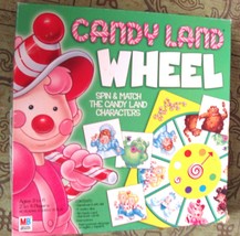 Candy Land Wheel Game Milton Bradley Spin &amp; Match  Game - £11.85 GBP