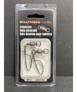 Billfisher Krok Stainless Ball Bearing Snap Swivels Size 6 320 Lb Test 2... - $15.43 CAD