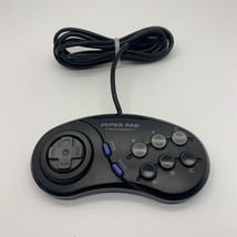 Super Pad By PERFORMANCE for Sega Genesis 6 Button Controller Model No: P-042 - £6.18 GBP