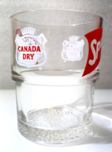 Canada Dry &amp; Spur Cola ✱ Original Vtg Small Water Cup Glass Publicity 80´s Rare - £23.29 GBP