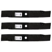 3 Blades fit John Deere M128485 M131958 M144196 M163983 TCU15881 60&quot; Cut... - $59.26