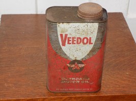 Veedol Outboard Motor Oil Empty 1 Quart Can - $1,014.94 MXN