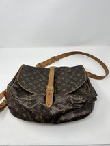 Vintage Louis Vuitton Monogram Saumur 35 Double Saddle Messenger Bag Pur... - £341.13 GBP