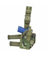 NEW Tactical Leg Thigh Drop Down Holster Med to Lg Handguns Pistol WOODL... - $24.70