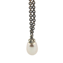 Authentic Trollbeads 54100 Necklace Silver Fantasy/Freshwater Pearl 39.4 inch:0 - $91.35
