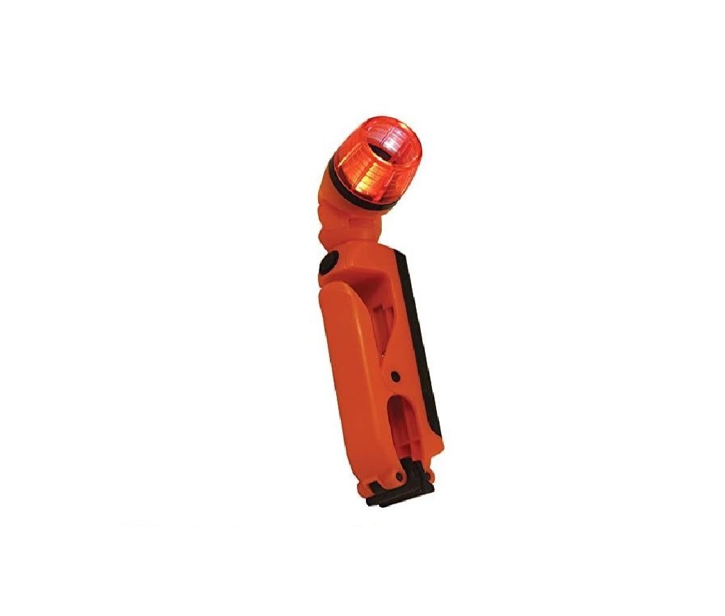 Blackfire Clamp Light 100-Lumen 2-Mode Emergency LED Flashlight Flasher, Orange - $12.98