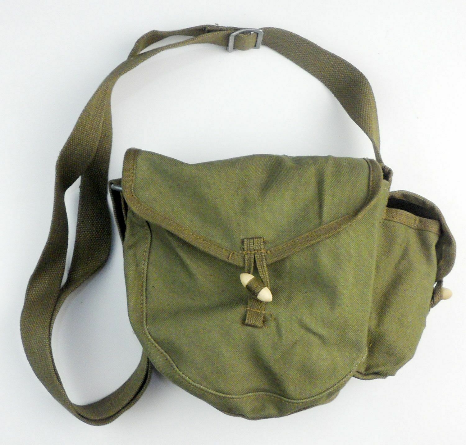 Chinese army canvas drum ammo pouch bag PLA military ammunition communist soviet - £14.22 GBP - £35.55 GBP