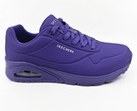 Skechers Uno Nights Shades Purple Womens Wide Athletic Sneakers - £51.07 GBP