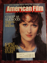 Rare AMERICAN FILM December 1983 Meryl Streep Brian De Palma John Waters - £11.22 GBP