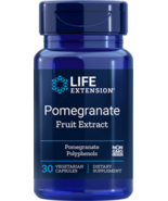 4 BOTTLES SALE Life Extension Pomegranate Fruit Extract 30 veg caps - $52.00