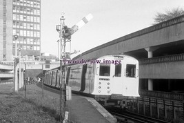 pu3204 - District Line - Lt under Semaphores, Gunnersbury c1974 - print 6x4 - $3.00