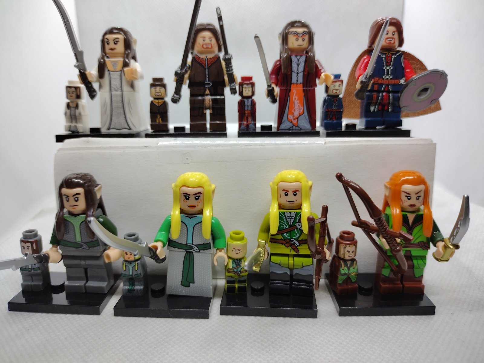  Lord of the Rings Custom Designed Minifigure  set of 8 Elves - $24.00
