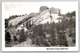 Pine Colorado Elephant Rock RPPC Postcard D25 - $12.95