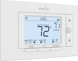 Emerson Sensi Smart Thermostat ST55 Energy Star &amp; Smart Alerts NEW in Sealed Box - £62.94 GBP