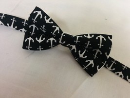 ANCHOR BOWTIE COLORS - and/or Hanky, Boys,  Men, Big Tall, black and whi... - $11.50