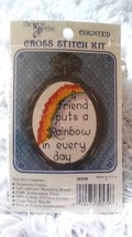 The New Berlin Mini Counted Cross Stitch Kit &#39;A Friend Puts a Rainbow &quot; - $16.99