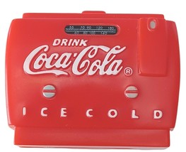 1997 Coca-Cola Vintage Store Drink Cooler Radio Magnet 2&quot; Tall Miniature - £3.59 GBP