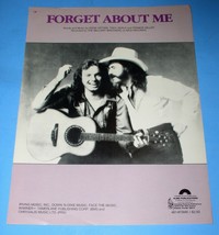 The Bellamy Brothers Sheet Music Forget About Me Vintage 1980 Irving Music Inc. - £11.96 GBP