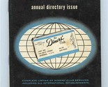 The Diners Club Magazine Annual Directory Issue July 1958  - £38.16 GBP