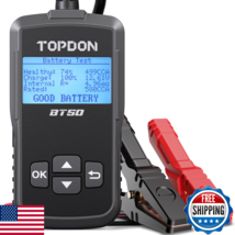 TOPDON BT50 12V Car Battery Load Tester Digital Analyzer 100-2000 CCA Auto - $61.10