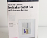 Tectite 1/2&quot; Push-To-Connect Ice Maker Valve Outlet Box Water Hammer Arr... - $32.18