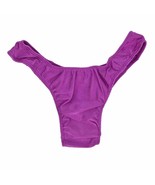 Purple Satin Gaff Thong for Transgender Crossdresser smooth tuck - $17.29 CAD