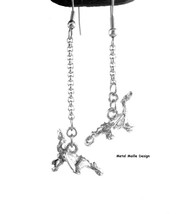 NEW 3D Dragon Dangle Earrings Chain Drop Fantasy Game of Thrones ORR What - £18.38 GBP+