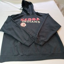 Clique RN#83094 NEOGA INDIANS Men&#39;s Black Pullover Hoodie Sweatshirt Size 2XL - $15.83