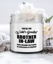 Funny Candle For Brother-in-law - You&#39;re The World&#39;s Greatest Even Though My  - £15.77 GBP