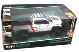 2017 Chevy Colorado ZR2 Off Road White Maisto 1:24 Diecast Model NEW IN BOX - £14.93 GBP