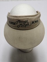 Mongo Murph&#39;s Super Bowl Golf Visor Hat Adjustable 80s 90s Detroit Michi... - $6.30