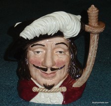 Royal Doulton Porthos Three Musketeers Toby Character Jug D6440 CHRISTMA... - £72.79 GBP